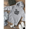 thumbnail image 3 of Trick Or Treat Spooky Style Hoodie Juniors - Youth Hoodie, Sport Grey, Small, 3 of 4