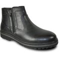 thumbnail image 1 of bravo! Men Waterproof Winter Boot MARK-4 Fur Lined Boot with Double Zipper Black, 1 of 8