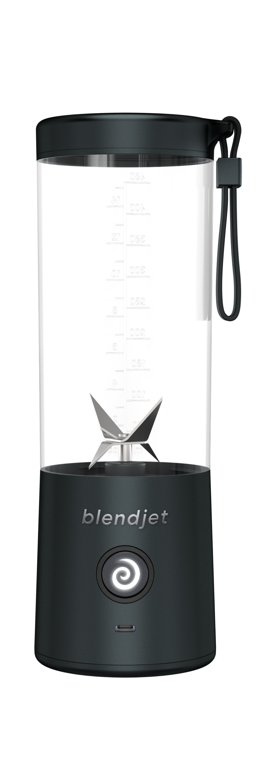 BlendJet 2, the Original Portable Blender, 16 oz, Black Metallic