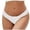 White, variant on Solid Color Split Bikini Bottoms Swimming Pants for Boys 7, Size XXL