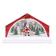 thumbnail image 2 of Adorno navideño de casa de pueblo con nieve Jadeshay 16*4*9,5 cm, 2 of 10