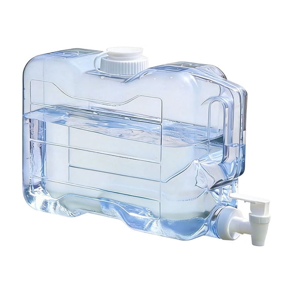 BBilaBu Refrigerator Water Dispenser,Plastic Slim Water Jug with Spout Leak Proof,with Handle,for Parties Picnics And Daily Use,1.5 Gallon