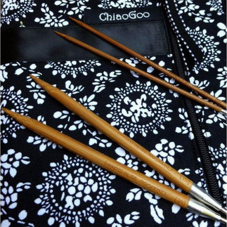 ChiaoGoo Spin Bamboo Interchangeable Knitting Needle 4 Tip Set-Complete