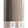 thumbnail image 6 of Brown Ombre Sheer Curtains 84 Inch Length 2 Panels Set for Living Room/Bedroom, Modern Gradient Abstract Art Semi Curtain Sheers Drapes Rod Pocket Curtains Window Treatment Set 52''x84''x2, 6 of 7
