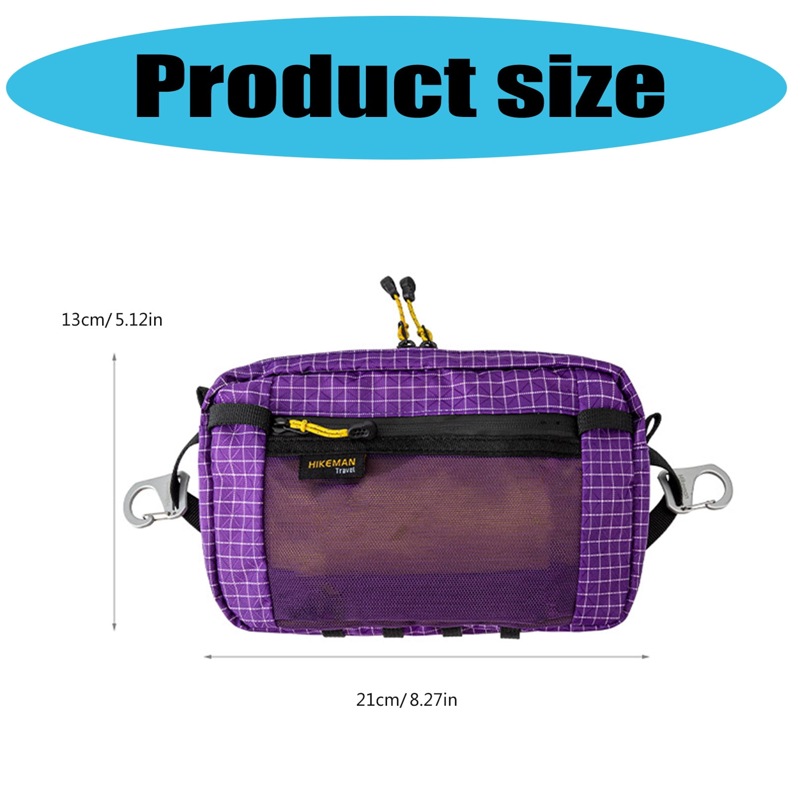 Practical Sport Waist Bag Multifunctional Waist Pack Phone Storage Bag Chest Bag Belt Bag for Running Hiking