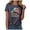 Dark Gray, variant on Womens' 4th of July T Shirt: USA Flag Shirts Patriotic Shirt Tops American Flag Tee Shirt Casual Summer Tops (Black, XXL)