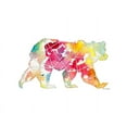 thumbnail image 2 of Loreth, Lanie 14x12 White Modern Wood Framed Museum Art Print Titled - Geo Shape Bear, 2 of 4