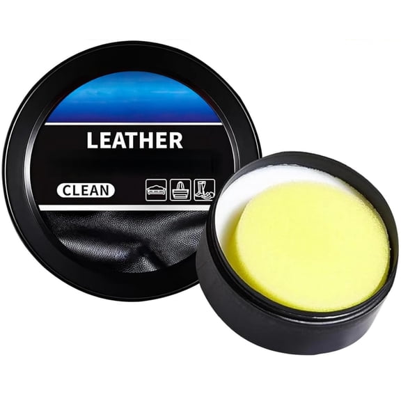 Leather Cleaner and Conditioner Kit for Car Interiors and Furniture, Deep Cleaning Balm, 150g