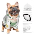 thumbnail image 3 of Daiia Frog And Mushrooms Pets Wear Hoodies ,Pet Dog Clothes,Puppy Hoodies,Dog Hoodies Costumes Pet Sweaters-Size Name, 3 of 8