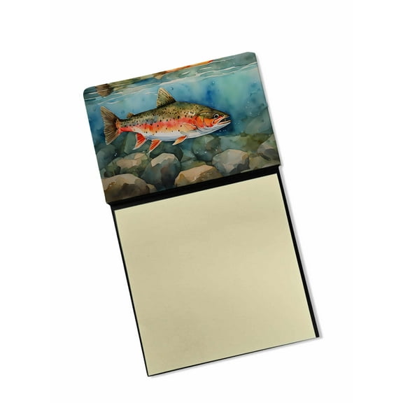 Brook Trout Sticky Note Holder 3.25 in x 5.25 in