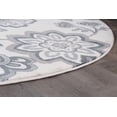 thumbnail image 5 of Madison Transitional 8' Round Cream and Gray Polypropylene Indoor Area Rug, 5 of 8