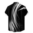 thumbnail image 4 of Men'S Casual Short Sleeved Shirt, Men'S Standing Collar Fashionable Button Up Shirt3XL, 4 of 4