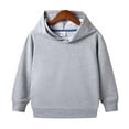 thumbnail image 2 of Gubotare Kids 3D Graphic Pullover Hoodies Warm Thick Hooded Sweatshirt for Boys Girls Hoodies for Boys (Grey,4-5 Years), 2 of 3