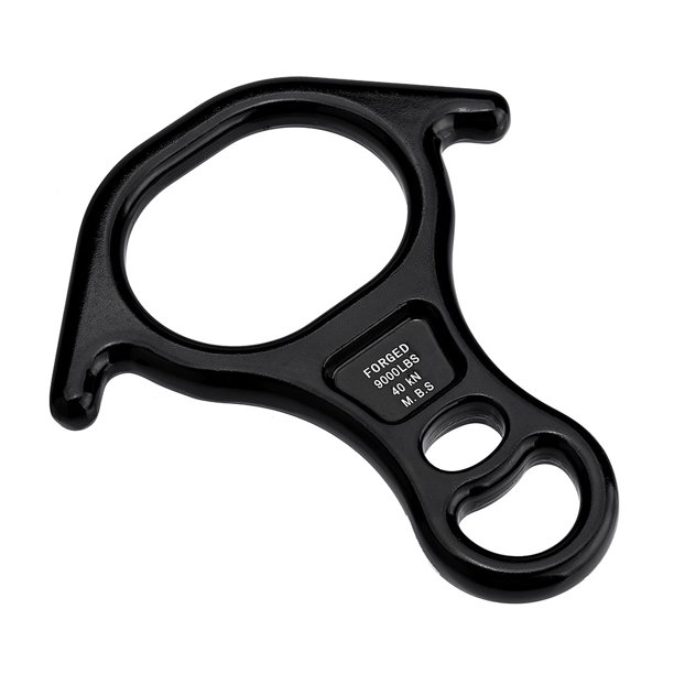 Outdoor Rock Climbing 40KN Figure 8 Rope Descender Belay Device Rappel