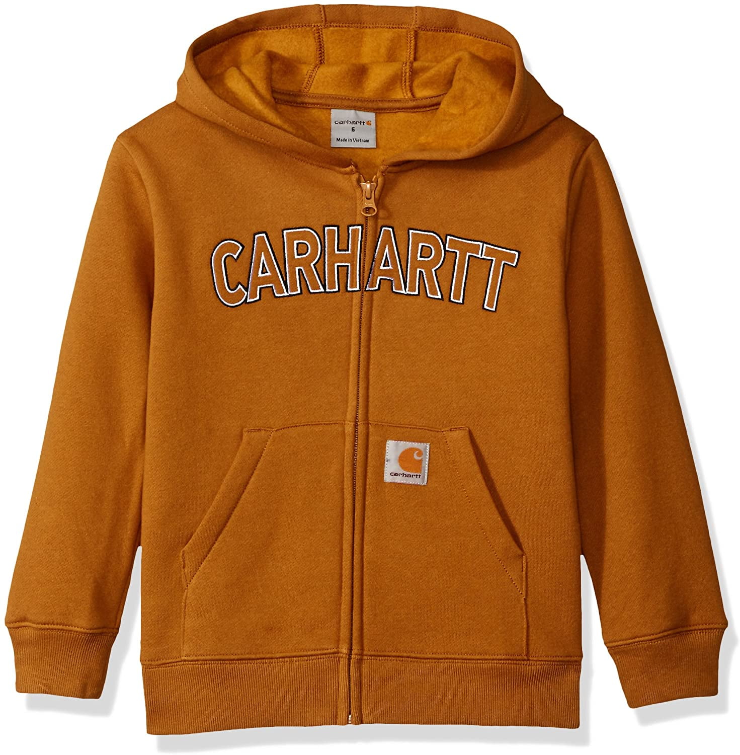 Carhartt Boys' Little Long Sleeve Sweatshirt, Brown, 5 Walmart Canada