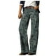thumbnail image 2 of Puntoco Moda Mujer Cómodo Impreso Rectos Jeans Pantalones Casuales Pantalones Puntoco Puntoco-2292, 2 of 3
