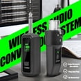 thumbnail image 2 of Wireless Audio Transmitter & Receiver Set, 8 Hour Battery Life for Performances, Ideal for Microphones and Instruments, 2 of 8