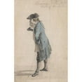 thumbnail image 2 of Paul Sandby 11x14 Black Ornate Wood Framed Double Matted Museum Art Print Titled: Edward Mason (Between 1755 and 1760), 2 of 5