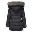 thumbnail image 3 of GGleaf Women's Winter Thicken Coats Warm Snow Jacket with Removable Hood Fashions Long Puffer Jacket Dark Grey Small, 3 of 9
