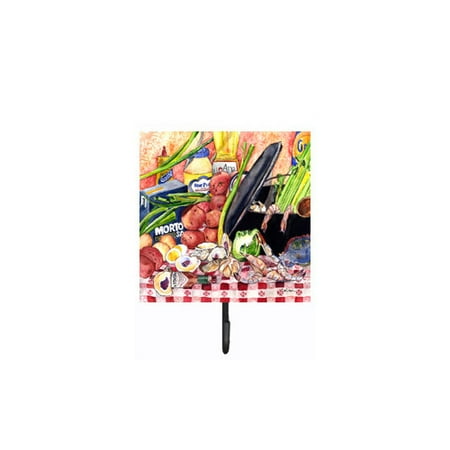 

Caroline s Treasures Gumbo and Potato Salad Leash Holder and Wall Hook