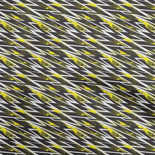 oneOone Polyester Spandex Black Fabric Abstracts Sewing Craft Projects Fabric Prints By Yard 56 Inch Wide