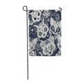 thumbnail image 1 of JSDART Pattern Colorful Sugar Cat Skull Floral and Flower Day Garden Flag Decorative Flag House Banner 28x40 inch, 1 of 1