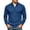 Blue, variant on Mens Pullover Sweaters Quarter Zip Mock Neck Knitwear Raglan Long Sleeves Solid Classic Jumper Tops Business Casual Outerwear for Gentlemen Fall Winter Everyday Daily Wear