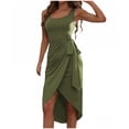 thumbnail image 1 of Vestido sin mangas con estampado de cuello redondo informal de verano para mujer a la moda Fridja  hj2394, 1 of 9