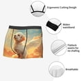 thumbnail image 3 of Kdxio Men's Boxer Briefs with Sunshine Golden Cloud Dog Print - Comfortable and Breathable Underwear for Everyday Wear, 3 of 5