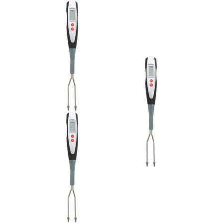

Raindrops 3 pcs Cooking Thermometer Kitchen Thermometer BBQ Meat Fork Meat Thermometer