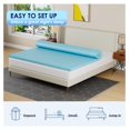 2 Inch Gel Memory Foam Mattress Topper/Gel Infused Mattress Topper