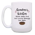 thumbnail image 3 of Grandma Gifts For Women Grandma's Kitchen Where Great Food Loving Memories Are Made 15oz Ceramic Coffee Mug Grandma, 3 of 7