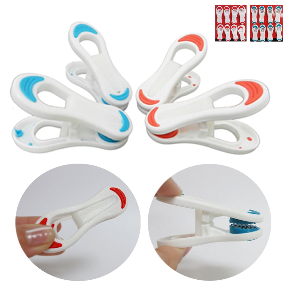 16 Pc Kitchen Clips Chip Snack Storage Sealing Bag Multi Purpose Food