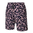 thumbnail image 5 of Kdxio Flower Pattern Mens Casual Shorts - Drawstring Summer Beach Sports Shorts for Men, 5 of 9