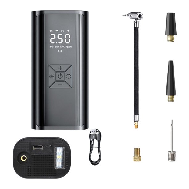 Bomba de aire digital 12V Inflador de neumáticos de coche para motocicleta Bicicleta Coche (Tipo 2)