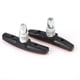 thumbnail image 3 of Bloques de goma duraderos para pastillas de freno en V para bicicletas de montaña rojas, 3 of 6