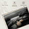thumbnail image 6 of Elephant Stock Pop Rocky Beach Wall Art - Horizontal Canvas Wall Art - Living Room Wall Decor - Beach Canvas - Beige And Black Decor - 12" x 8", 6 of 8