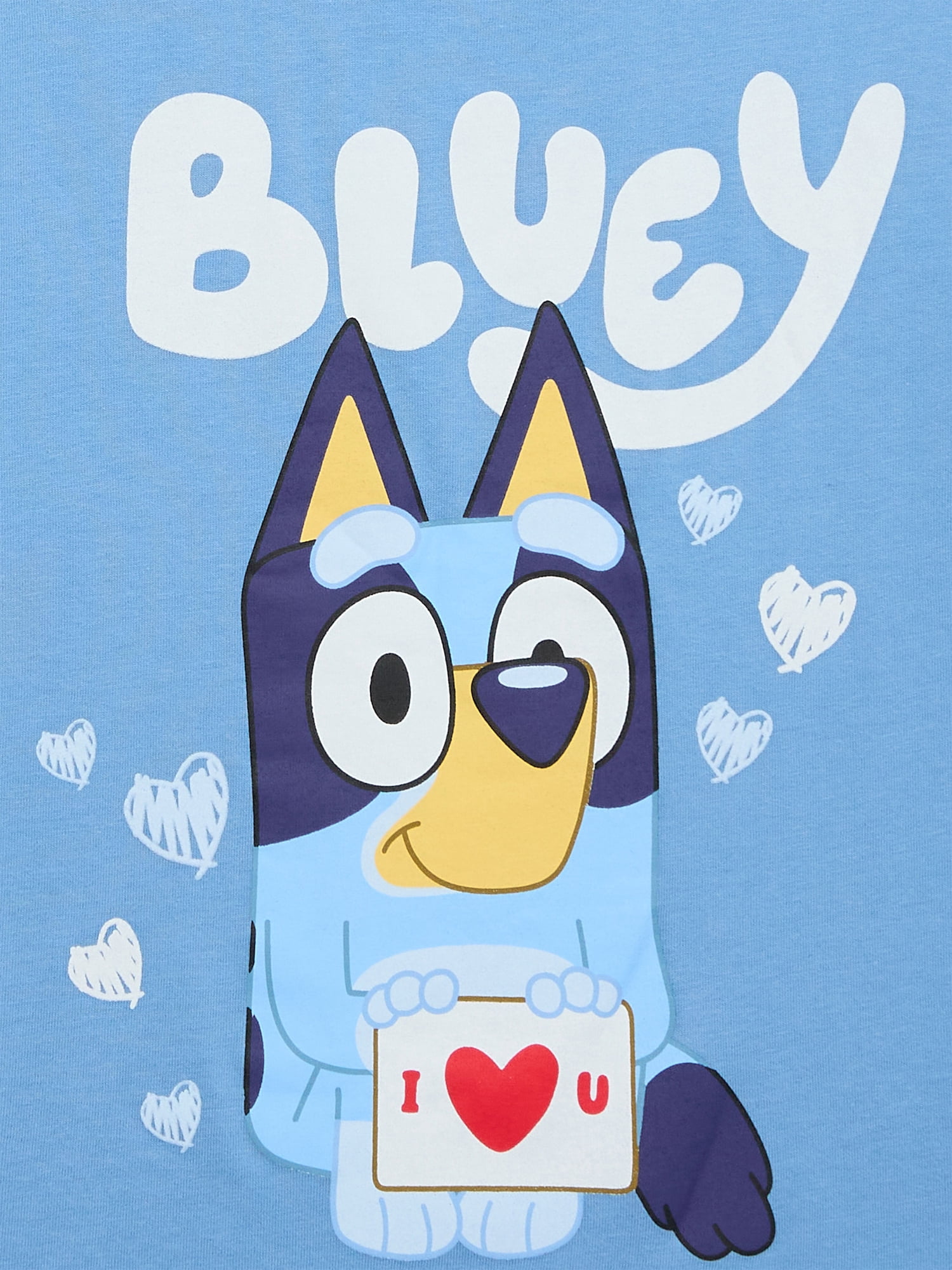 TODDLER BLUEY VALENTINES DAY TEE SHIRT
