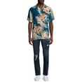 thumbnail image 4 of No Boundaries Short Sleeve Printed Rayon Shirt (Men's) 1 Pack, 4 of 6