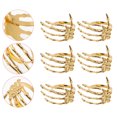 thumbnail image 2 of GAXIRE 6 anillos de servilleta decorativos para Halloween con forma de palma fantasma para fiestas, 2 of 5