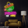 thumbnail image 2 of Glowneon Mexico De Mayo Led Decor, Mexican Festival Cactus Neon Light, 2 of 5