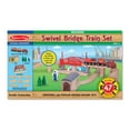 thumbnail image 3 of Melissa & Doug Swivel Bridge Wooden Train Set (47 Pcs), 3 of 9
