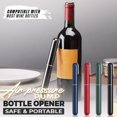 thumbnail image 2 of Air Pressure Pump Bottle Opener Portable Easy Cork Remover Corkscrew Wine Accessory Tool For Home, 2 of 6