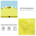 thumbnail image 6 of Abble 7.5ft Patio Umbrella with Crank Handle Outdoor Market Umbrella with 6 Sturdy Umbrella Ribs Waterproof for Garden Deck Backyard Pool, Yellow, 6 of 7