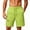 Green, variant on 7 Inch Men Swim Trunks Gym Shorts with Zipper Pocket Quick Dry Breathable for Workout Runing Beach Pool White