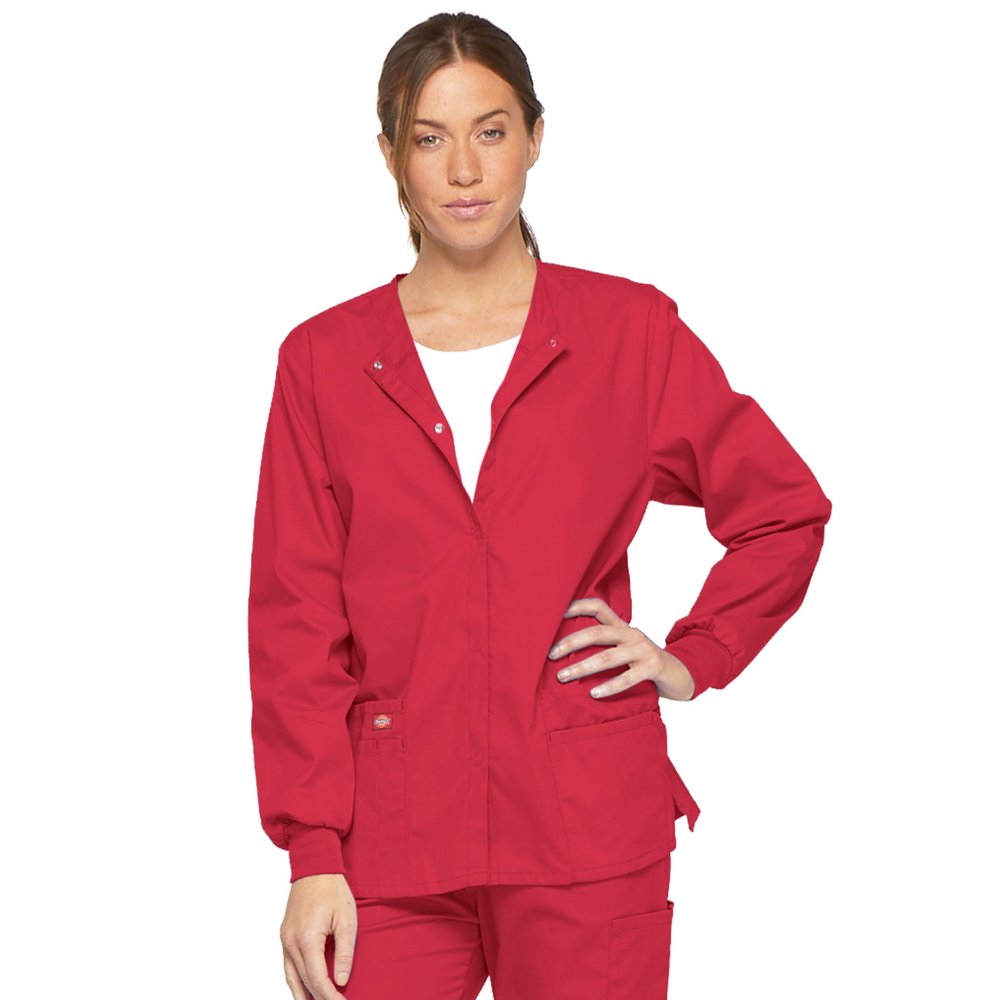 red dickies work jacket