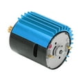 thumbnail image 6 of 2 Speed  370 Brushed Motor, High Performance 370 Brushed Motor Heat Dissipation Metal With Heat Sink For WPL RC Car Blue, 6 of 8