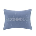 thumbnail image 6 of Noaman Full/Queen Velvet Duvet Cover Set with Diamond Quilting, 2 Shams & Decorative Pillow, Blue, 6 of 18