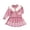 GSET74-Pink, variant on xaweyi Girls' Fall/Winter Fashion Sweater Set with Ruffled Knit Cardigan and Yarn Skirt Two Piece Outfit Size 6 Years