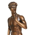 thumbnail image 4 of Ebros Renaissance Michelangelo Nude King David Bronze Electroplated Resin Statue, 4 of 6
